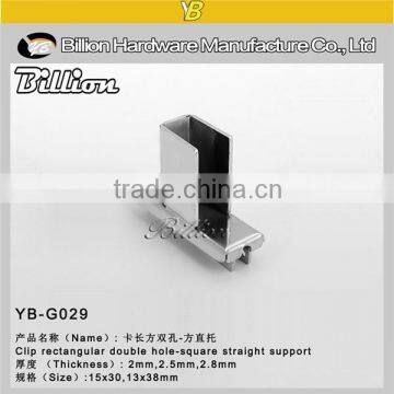 Metal pipe holder square tube connector metal pipe connector