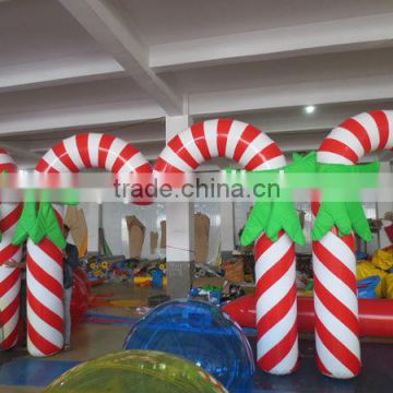 inflatable candy cane christmas decoration HZT032