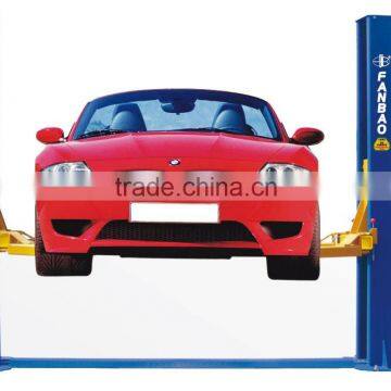 two post car lift column lift .CE approved manual two sider release2 post hydraulic lift