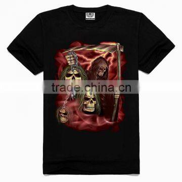 OEM 3d Printing Factory High quality old skull t-shirt, latest shirt designs for women, high quality plain t-shirt