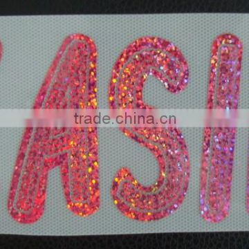 wholesale iron on letters rhinestone heat transfer