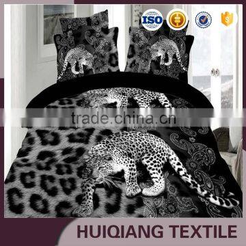 HD Printed Brushed Velvety Microfiber Bedsheet Bedding Set Ripple Design photo-6