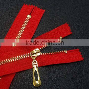 8#,3#,5# Close End Metal Auto Lock Zipper Brass Teeth Zipper for Clothing photo-4