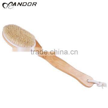 Natural Bamboo Long Handle Detox Massage Body Brush photo-3