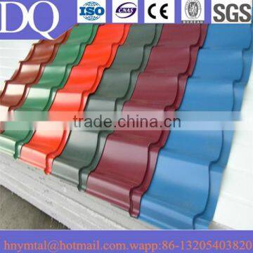 wave zinc roof coated steel plate/corrugated roof/galv