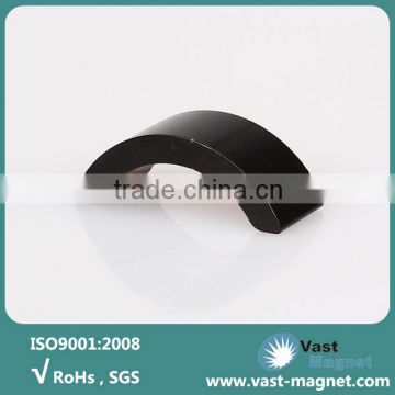 Bonded neodymium arc magnets for motors