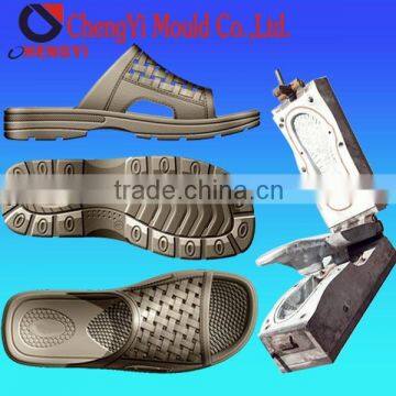 2015 men slipper fashion design maker embossing mould