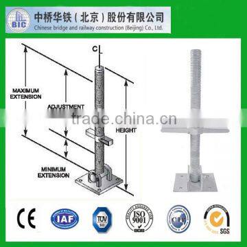 Factory price Scaffold Painted Hollow Adjustable Screw Jack base