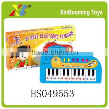 Funny plastic electric keyboard, intelligence toy