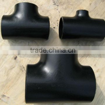 ASME 16.9 Butt Welding Carbon Steel Pipe equal straight Tee Pipe Fitting