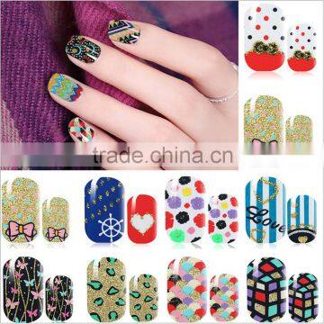 1X Beaty Flower Nail Art Water Decals Transfer Sticker sheet on finger nails stickers for women minion nail sticker decasl