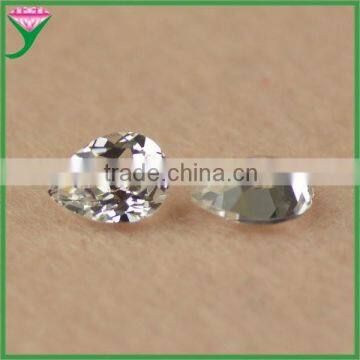 hot sale products high quality AAA pear shape 12# white corundum price