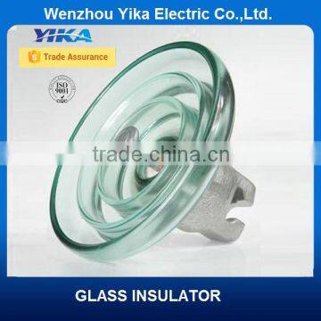 Wenzhou Yika IEC U210 Glass Disc Insulators High Voltage