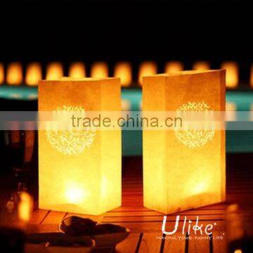 lantern candle bag fireproof candle bag make paper lanterns candles