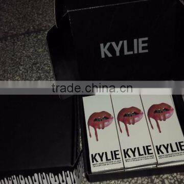 2016 new arrived High quality K lip Velvetine Liquid Matte Lipstick in Red Velvet Makeup Lip Gloss m