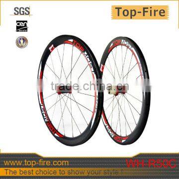 2014 hot selling and professinal racing 50mm Road bike carbon wheels,Road bike carbon wheels with high quality