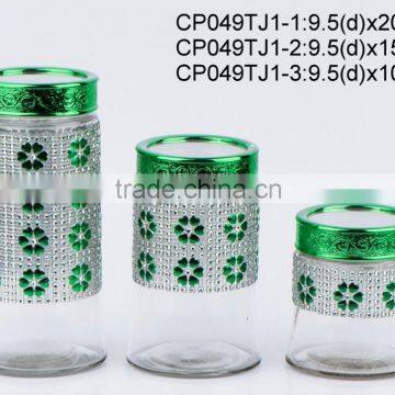 CP049TJ1 glass jar with coating