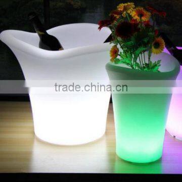 Wholesale Acrylic Cutomized Led Iluminated Beer Ice Bucket China Factory