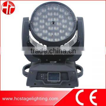 High quality 36X10W RGBW 4 in 1 moving led zoom light