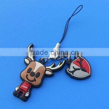 lovely animial logo phone pendants