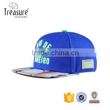 Fashion Snapback Cap with Embroidery and Printing