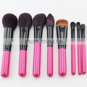 top quality 8pcs animal hair make up brushes set