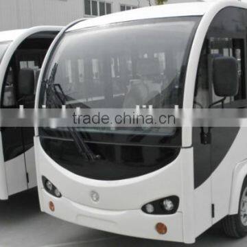 Electric Tourist Shuttle Bus Enclosed With Door for Park