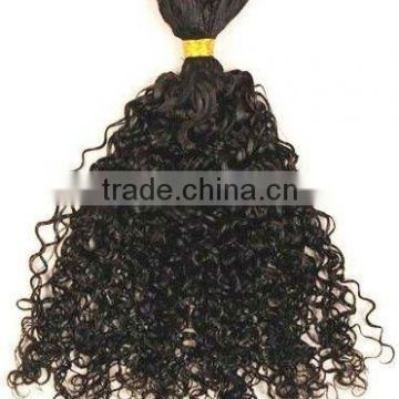 Best selling ! Nice looking Kinky curl 100% Remy Human hair bulk