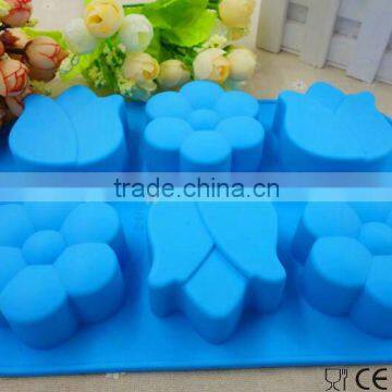 High Quality DIY Plum Flower Tulips Shape Silicone Cake Mould Soap Mould Chocolate Mould Baking Tray