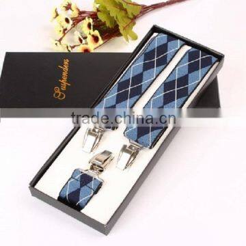 Hot Sale 2014 Promotion Custom mens Suspenders With engraved logo