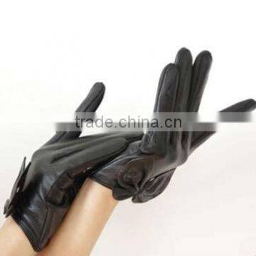 Women's lovely Lambskin Leather Gloves
