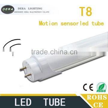 T8 Intelligent Microwave sensor LED Tube t8 4ft 1200mm 12w with smart sensor control