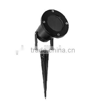 black high quality aluminum led garden light with spike