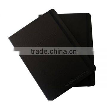 Leather cover embossing notebook, hardcover notebook printing