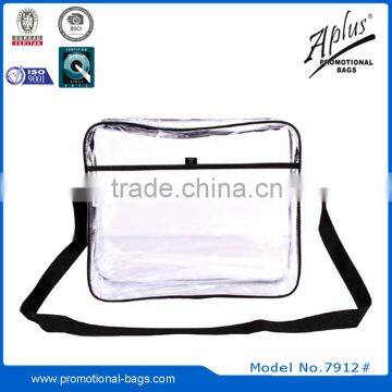 2015 trendy pvc messenger bag for teenager