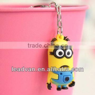 Cheap promotional gifts Wholesale PVC rubber Keychain,Children toys keychain cheap gifts