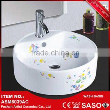  high quality bathroom sanitary ware new design stand basin ASM6039AC
