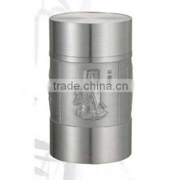 Pure Tin Tea Caddy