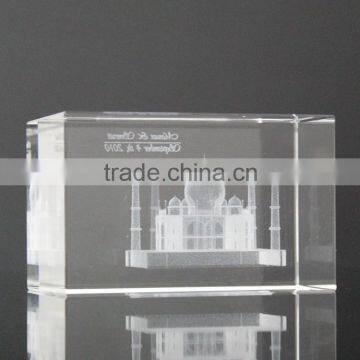 2015 Clear Cheap 3d Crystal Laser Engraving Gift photo-5