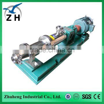 stainless steel sanitary screw pump