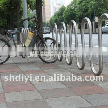 2012 Popular SS304 Stainless Steel Wave Bike Racks