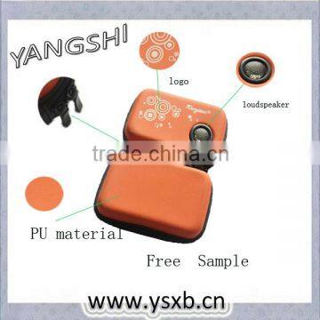 Portable hard speaker case for phone