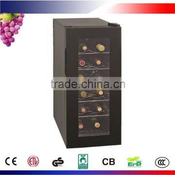 12 Bottles Small Thermoelectric Mini Wine Fridge CW-35BC