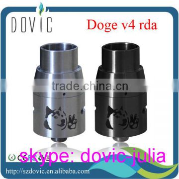 Brand new doge rda v4 clone atomizer,copper contact and positive contact