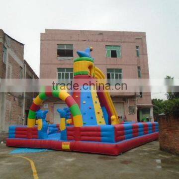 2016 Hot Commercial Inflatable Park With Climbing Wall photo-2