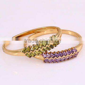Beautiful Wholesale Price18k Gold Saudi Arabia Daily Wear Jewelry Bangles photo-2