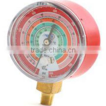 VA-G800-EH Stainless steel case manifold gauge glycerine or silicone oil filled pressure gaugeglycerinpressure gauge manufacture