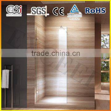 1200 x 2000 Walk In Wet Room Frame Less Shower Enclosure 8 mm glass