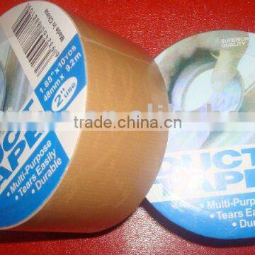 brown Cloth duct tape with heat shrink package