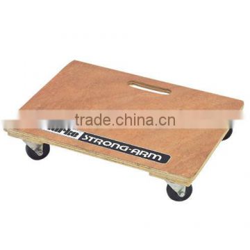 rolling heavy duty wooden dolly WD4326